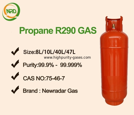 High Purity Organic Gases Refrigerant Propane R290 For Air Conditioning