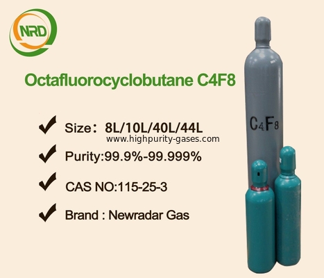 Perfluorocyclobutane Purity Cylinder Gas With −40.1 °C Melting Point , CAS 115-25-3