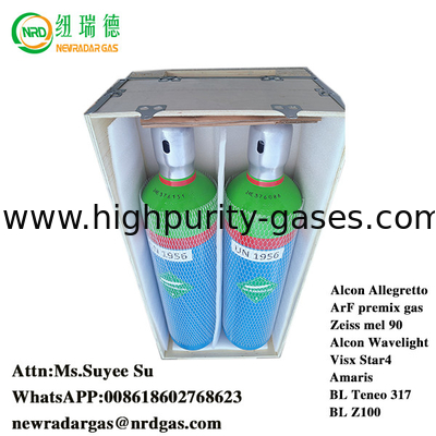 ARF GAS premix gas  for Bausch  Lomb Technolaz 217 Z100 eximer gas SUYEE