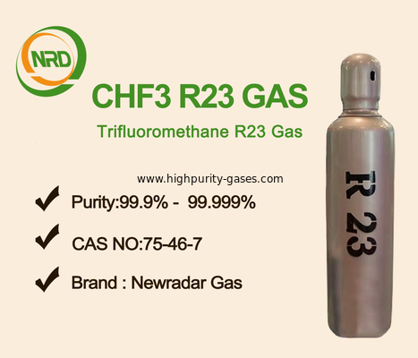 Industrial Pure Colorless Refrigerant Gas Trifluoromethane R23 Gases Sold In Large Cylinders