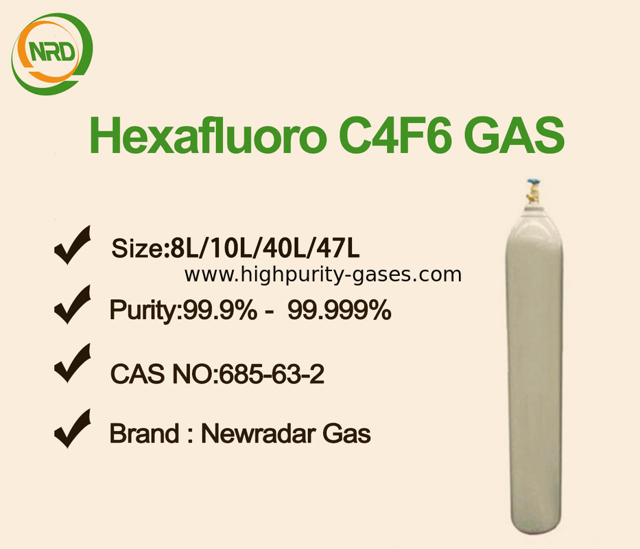 Electronic Purity Plus Specialty Gases C4F6 For TFT - LCD Manufacturing