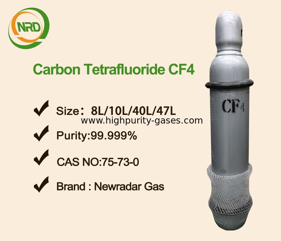CF4 Carbon Tetrafluoride Electronic Gases / Refrigerant R14 Gas