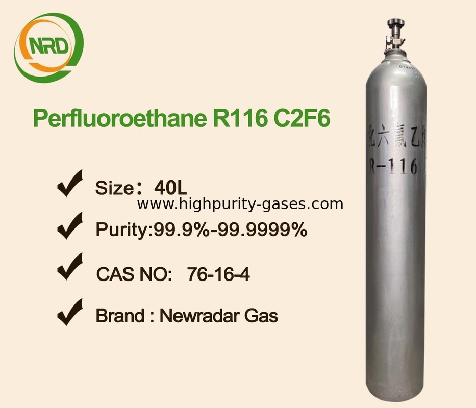 Colorless Liquefied Fluorocarbon / Halocarbon 116 C2F6 Gas Oxygen