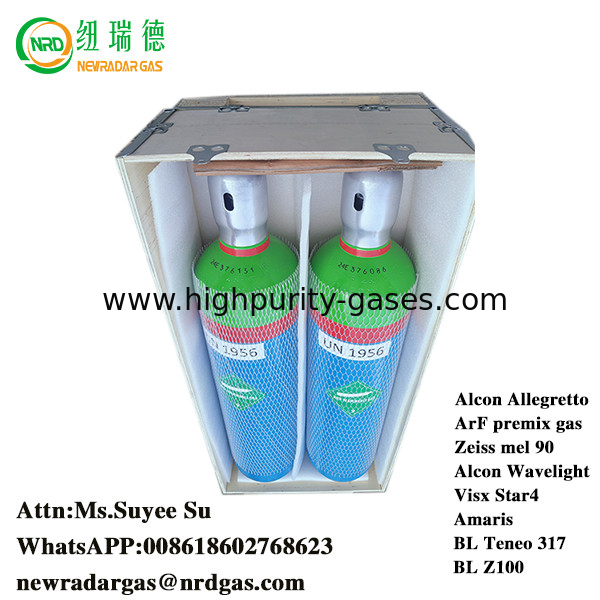 ARF GAS premix gas  for Bausch  Lomb Technolaz 217 Z100 eximer gas SUYEE