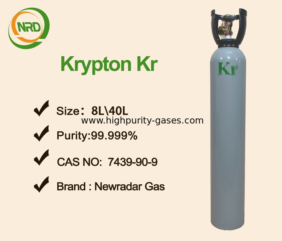 Krypton Rare Gas CAS 7439-90-9
